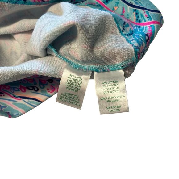 Lilly Pulitzer Size M Long Sleeve Harper Shift Dress Bayside Blue Under The Moon - Picture 7 of 9